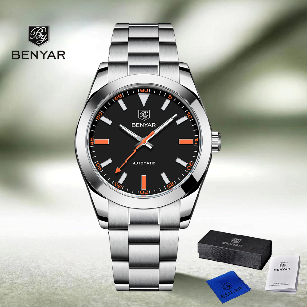 2025 New BENYAR DESIGN Brand F – обзор и цена Mens Mechanical Watch