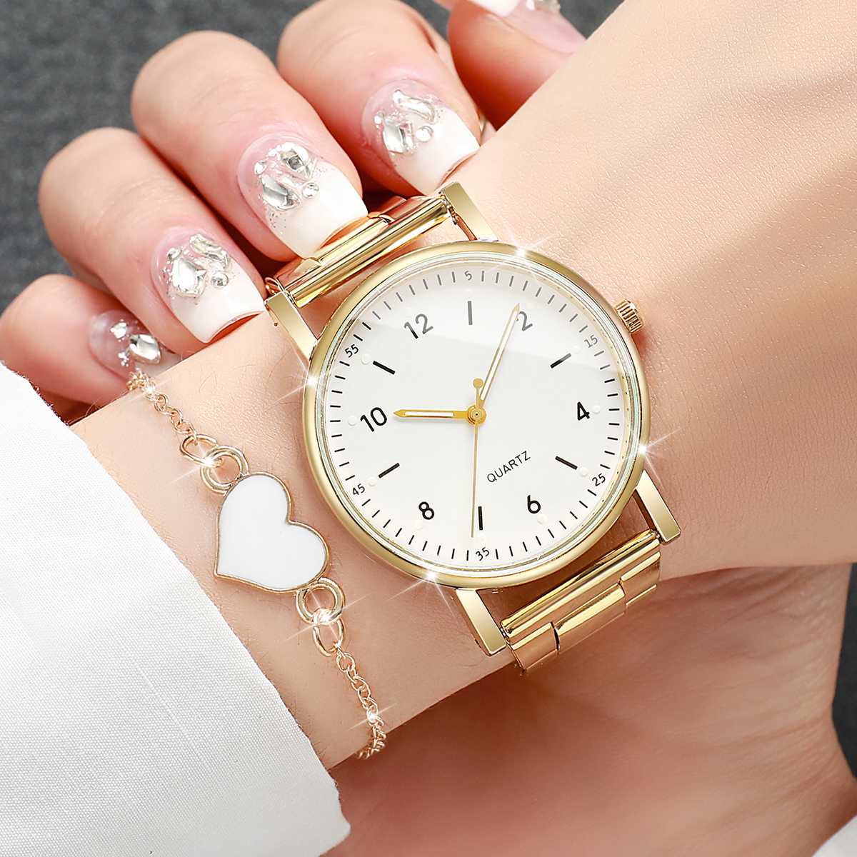 2/4PCS Fashion Arabic Dial Wom – обзор и цена Jewelry Watches Women