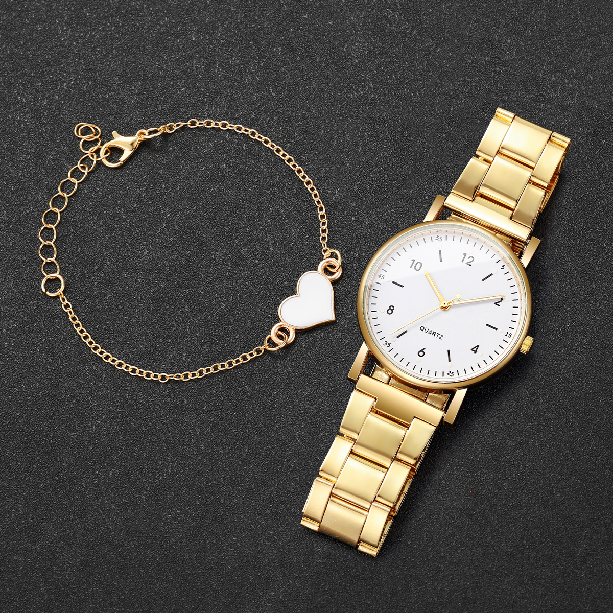 2/4PCS Fashion Arabic Dial Wom – обзор и цена Jewelry Watches Women