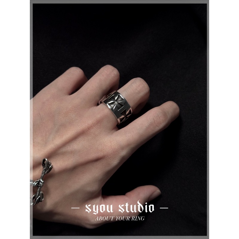 Retro Ring Cross Titanium Stee – обзор и цена Titanium Steel Ring