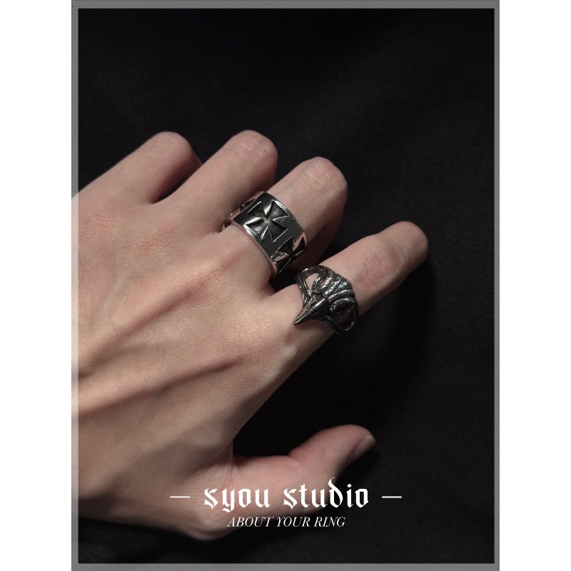 Retro Ring Cross Titanium Stee – обзор и цена Titanium Steel Ring