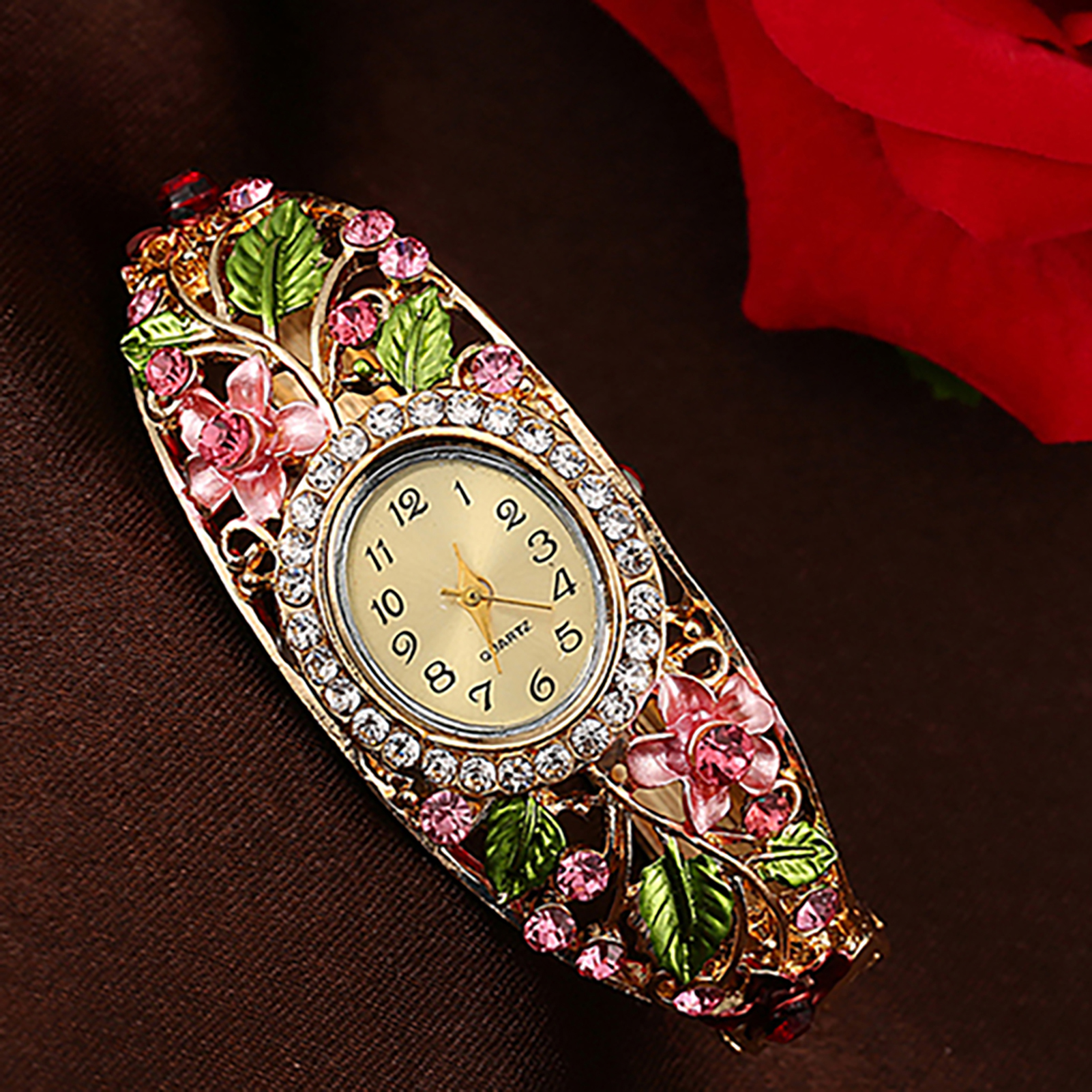 Hot Sales Women\'s Flower Butt – обзор и цена Jewelry Watches Women