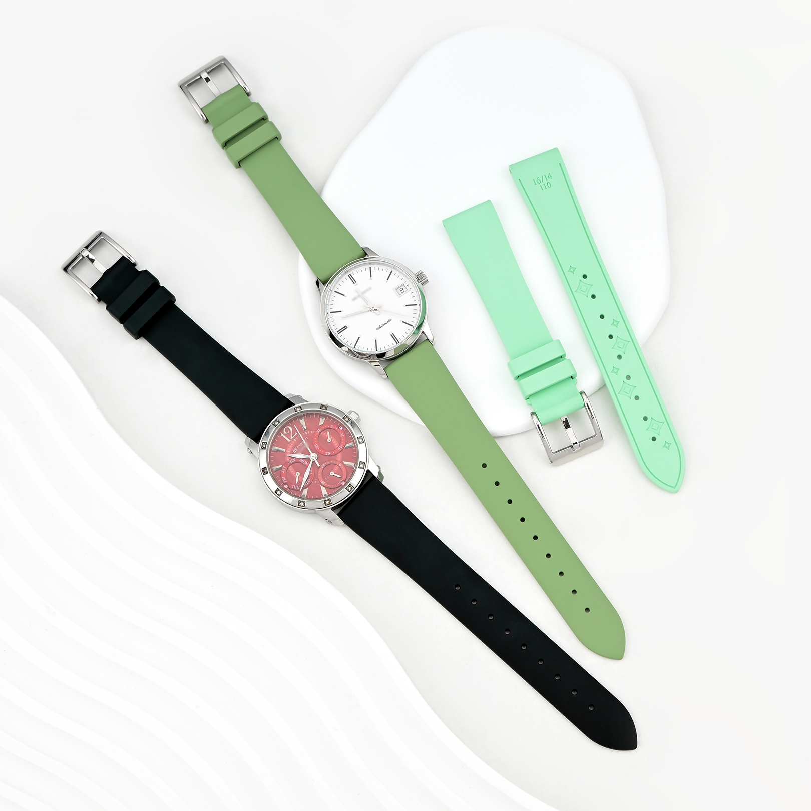 Women's Universal Fluororubber – обзор и цена Daniel Wellington Watches & Jewelry Online Store