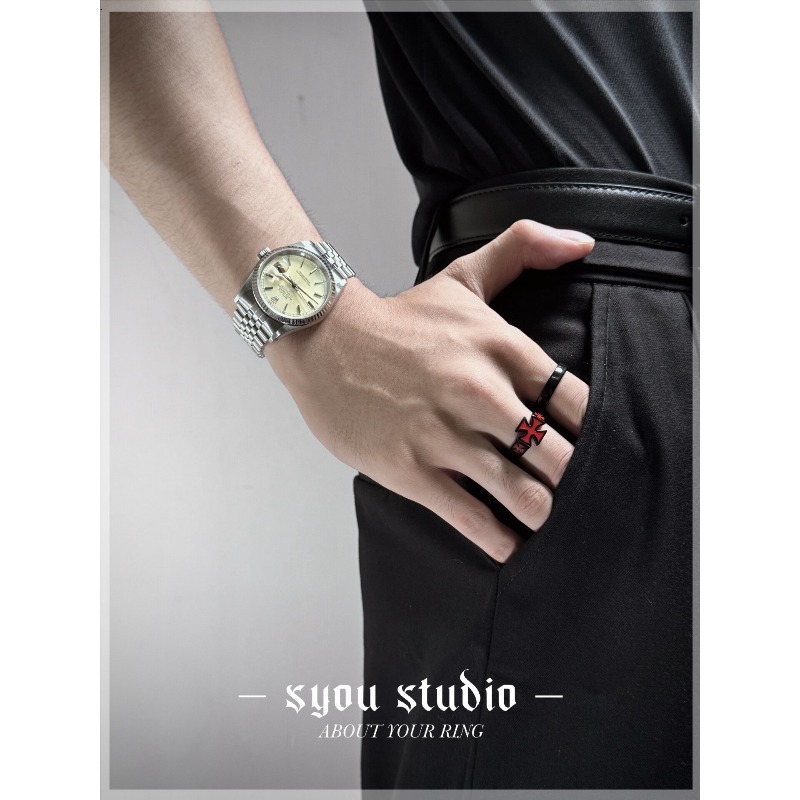 Punk Personality Iron Small Cr – обзор и цена Titanium Steel Ring