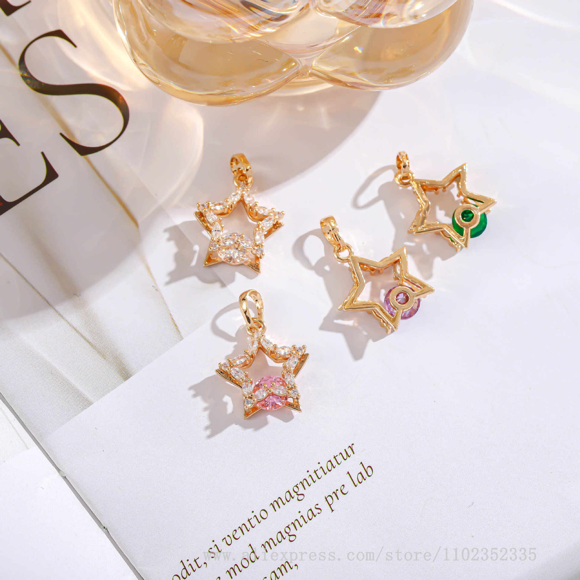 10pcs/ Bag   New fashion diamo – обзор и цена Diamond Stud Earrings