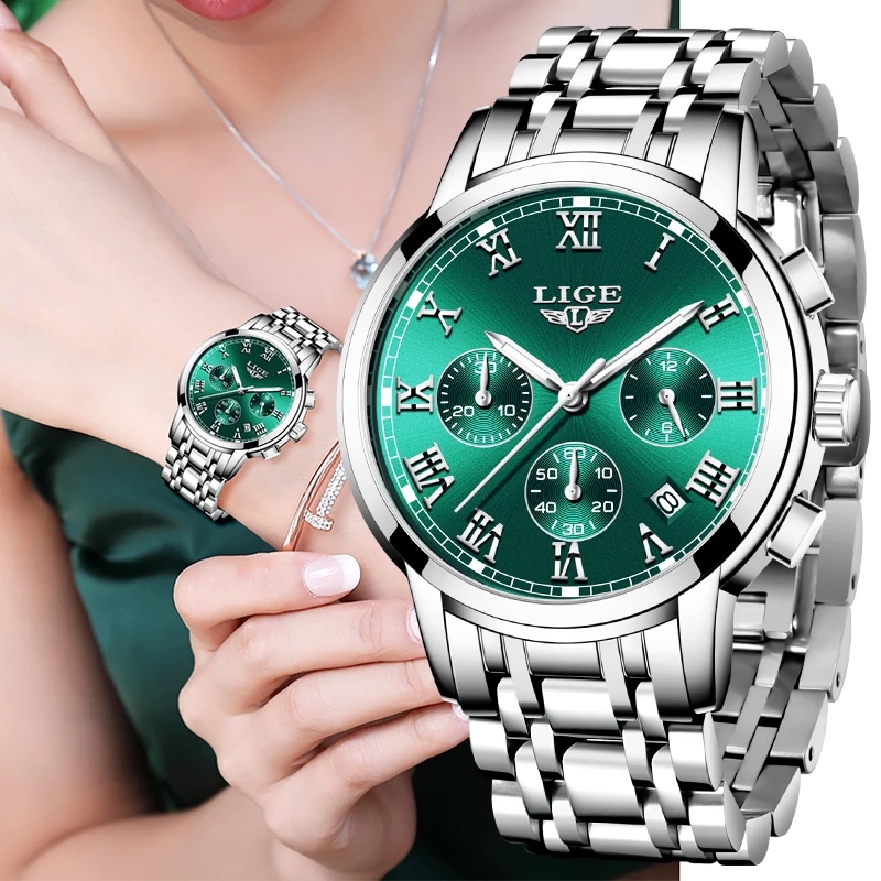 LIGE 2024 New Fashion Women Wa – обзор и цена Jewelry Watches Women