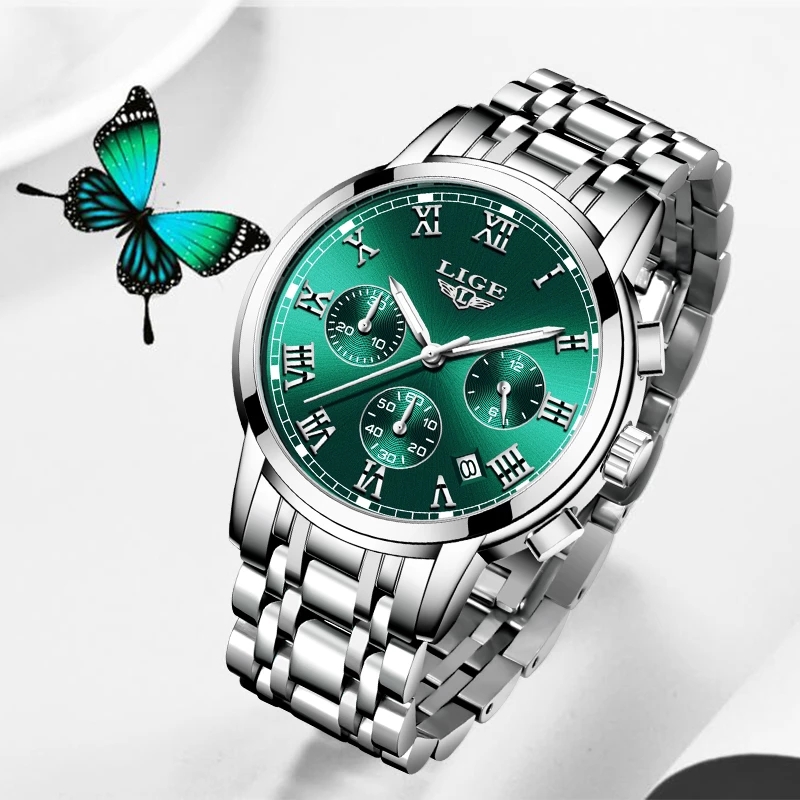LIGE 2024 New Fashion Women Wa – обзор и цена Jewelry Watches Women