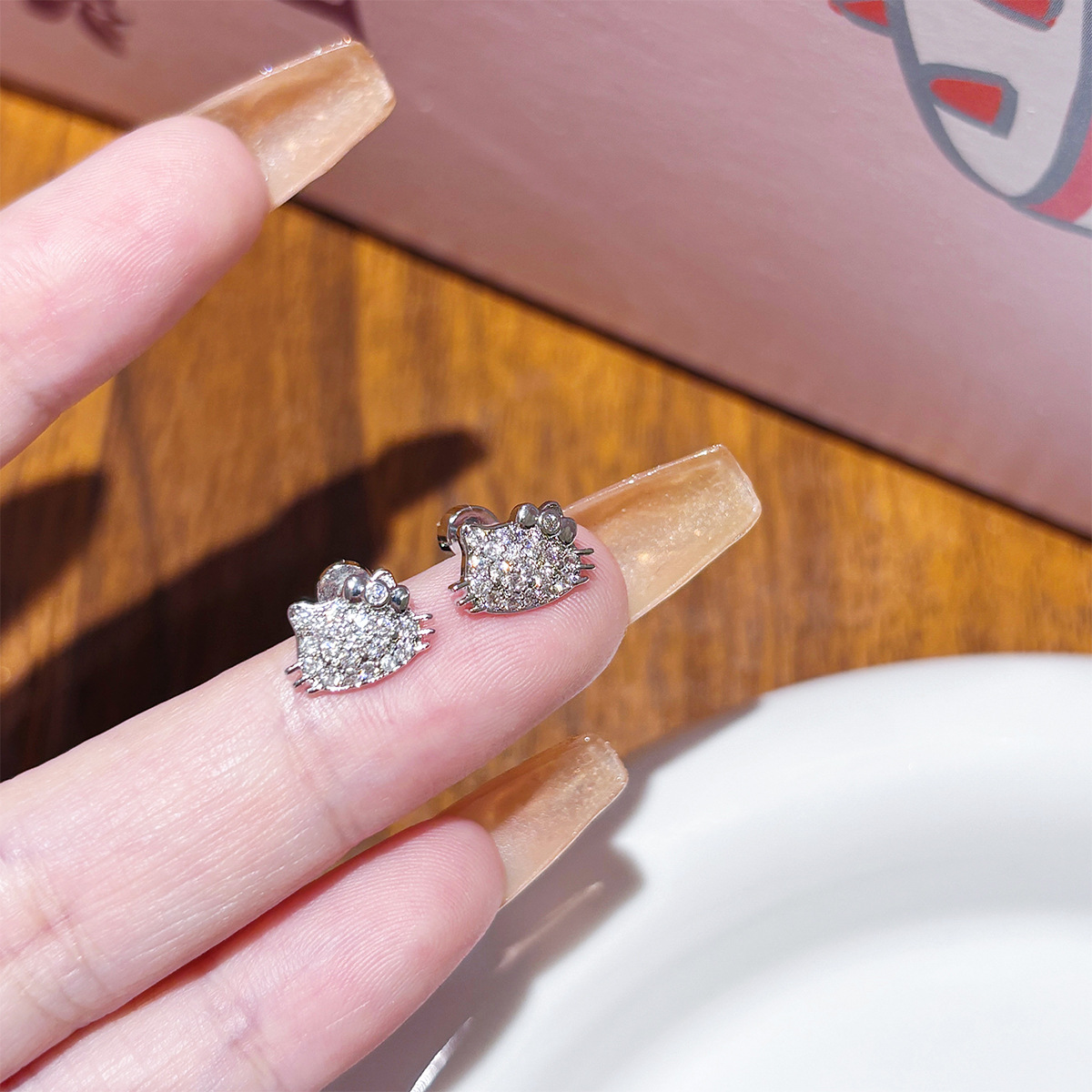 Stainless steel super flash fu – обзор и цена Diamond Stud Earrings