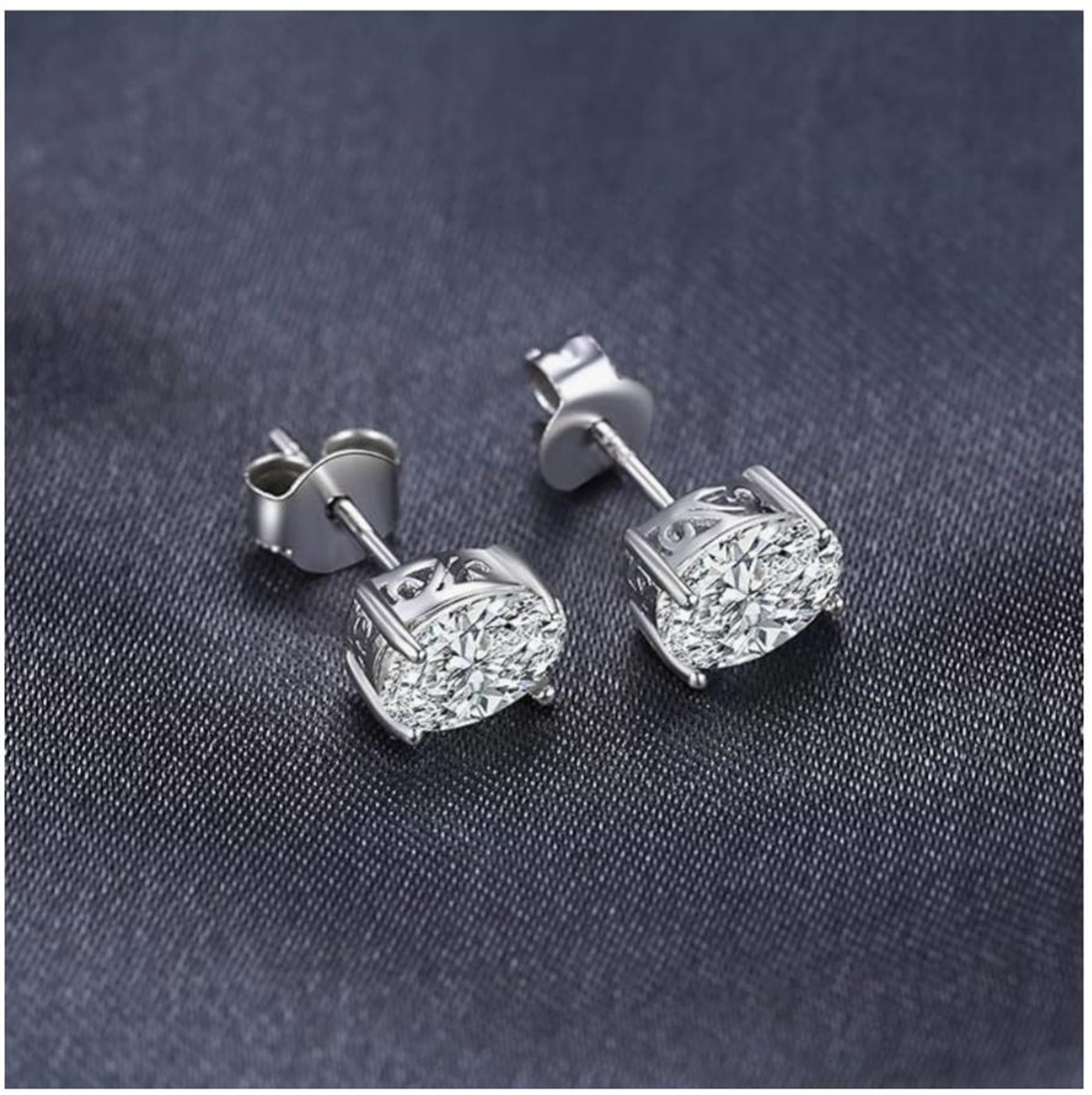 14K gold physical real gold la – обзор и цена Diamond Stud Earrings