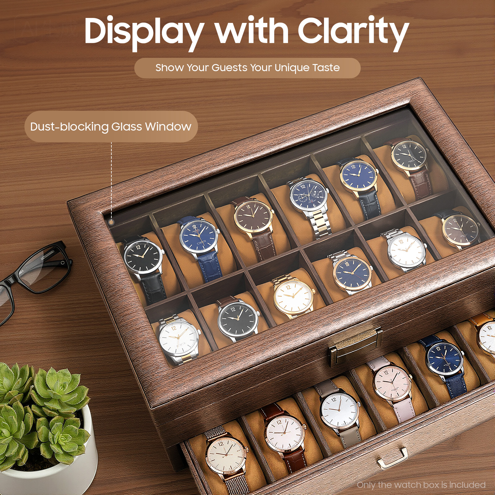 Mens Watch Box 24 Slots Watch  – обзор и цена Jewelry Store Mens Watches