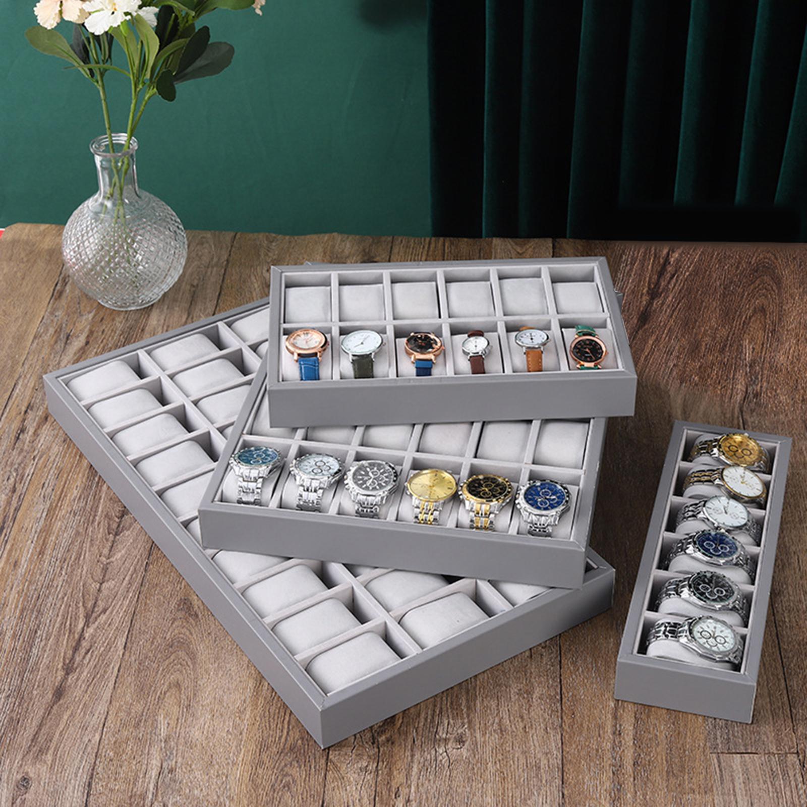 Jewelry Tray Wooden 30 Grid Wa – обзор и цена Jewelry Store Mens Watches
