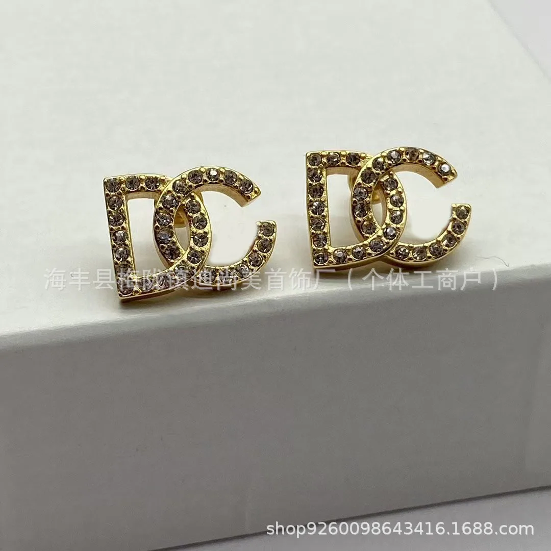 2026 Dujia Retro Colored Diamo – обзор и цена Diamond Stud Earrings