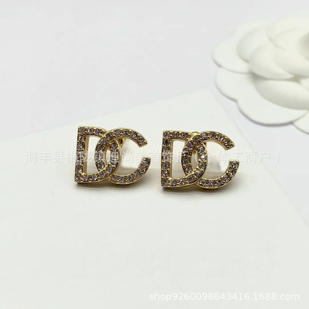 2026 Dujia Retro Colored Diamo – обзор и цена Diamond Stud Earrings