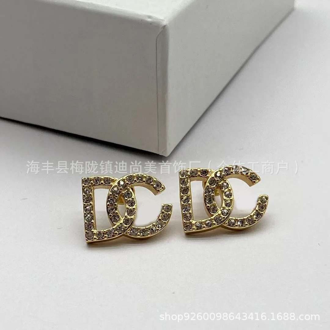 2026 Dujia Retro Colored Diamo – обзор и цена Diamond Stud Earrings
