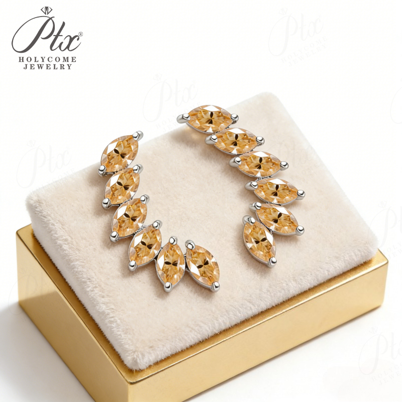 Stud Earrings 6-stone Marquise – обзор и цена Diamond Stud Earrings