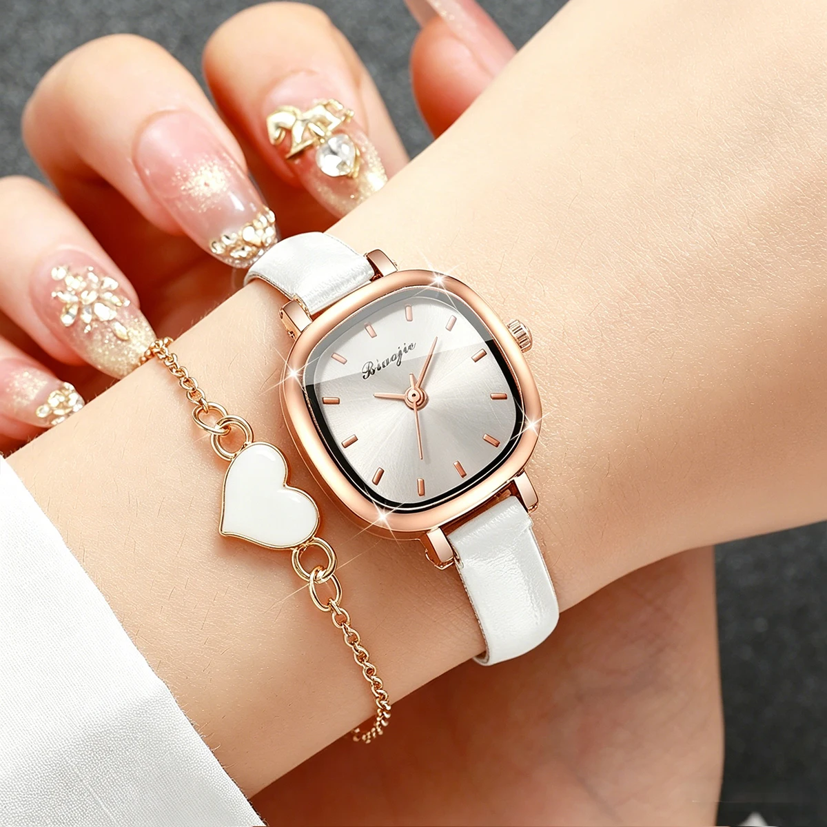 5PCS Fashion Square Dial Women – обзор и цена Fine Jewelry Watches Women