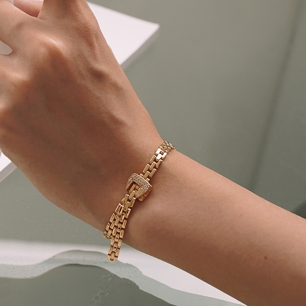 Brass With 18K Gold Watch Band – обзор и цена Fine Jewelry Watches Women