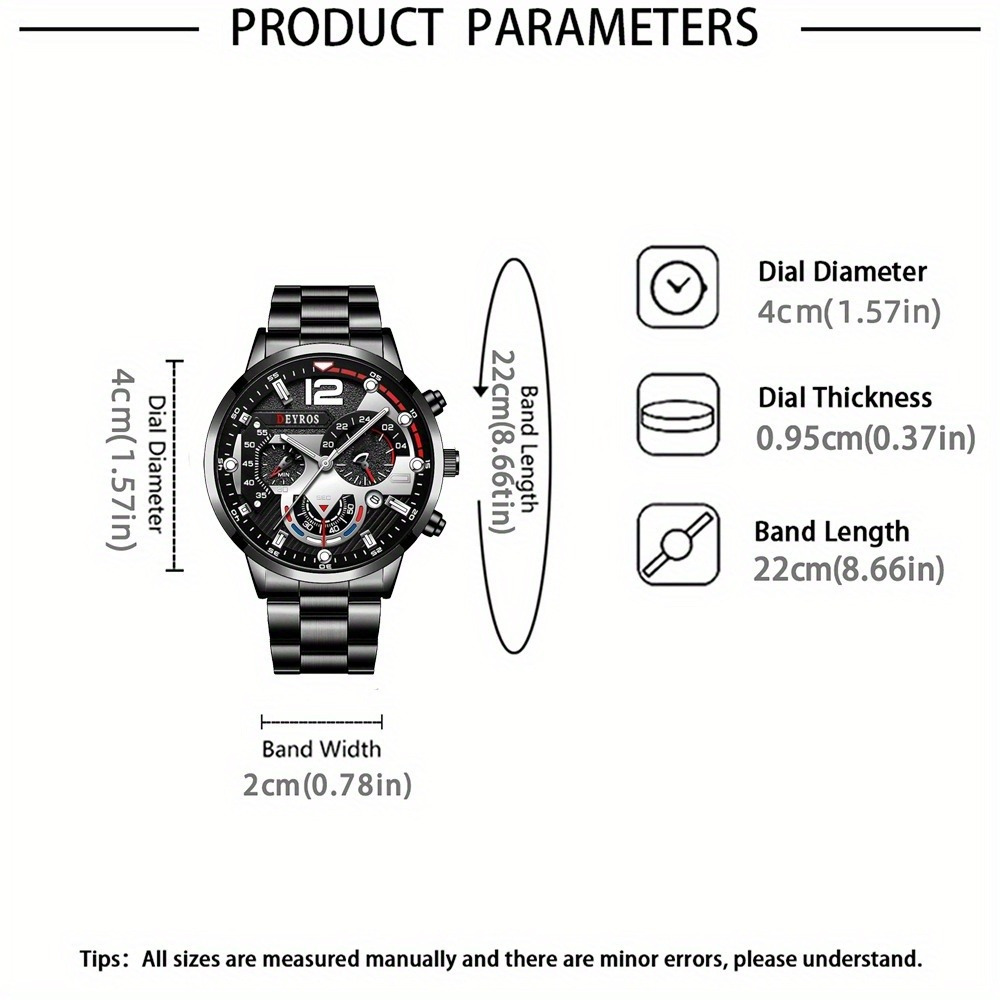 3pcs/set Fashion Men's Watch B – обзор и цена Best Jewelry Watches