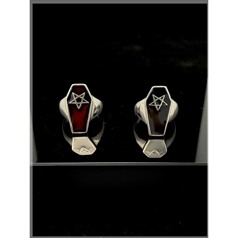 Pentagram Coffin Ring Niche De – обзор и цена Titanium Steel Ring