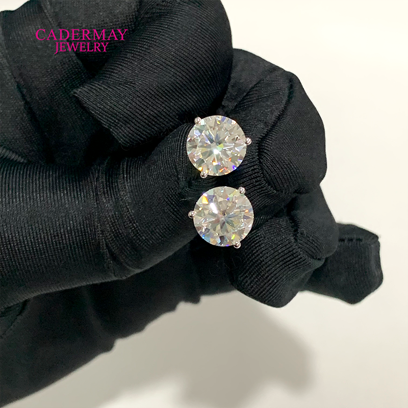 High Quality Martini 3 Prongs  – обзор и цена Diamond Stud Earrings