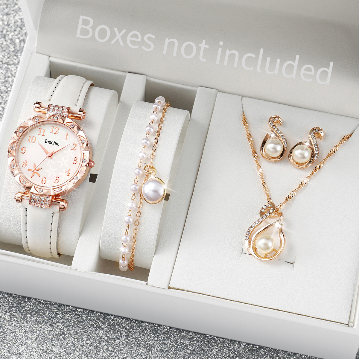 5/6PCS Fashion Rhinestone Wome – обзор и цена Jewelry Watches Women