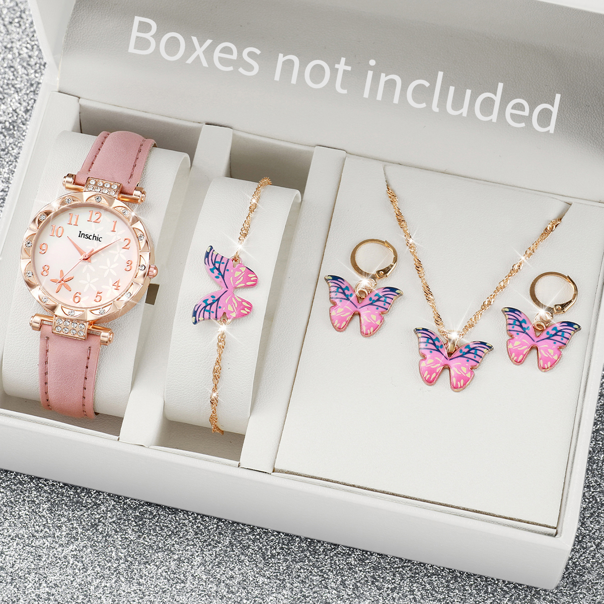 5/6PCS Fashion Rhinestone Wome – обзор и цена Jewelry Watches Women