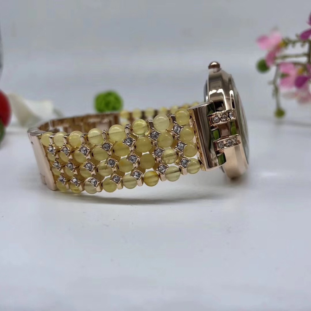Natural Amber Stone Beads Brac – обзор и цена Fine Jewelry Watches Women