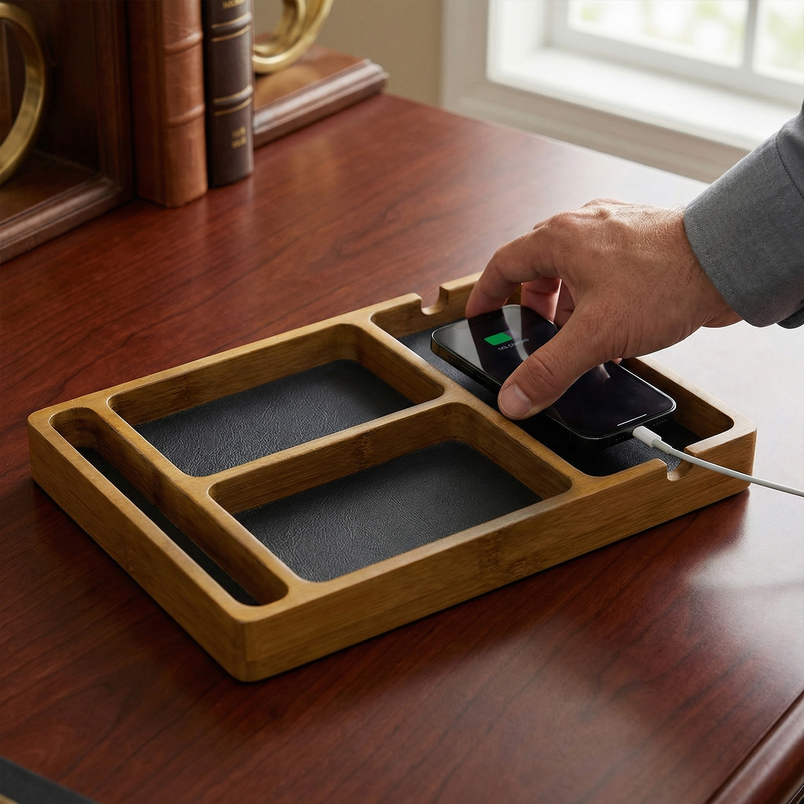 Wooden Valet Tray for Men Wome – обзор и цена Jewelry Store Mens Watches