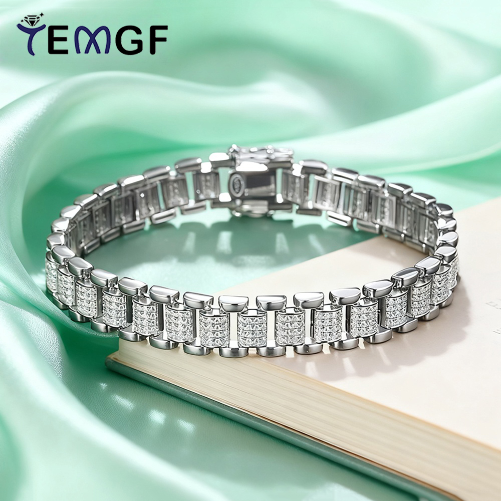TEMGF Full Moissanite Bracelet – обзор и цена Fine Jewelry Watches Women
