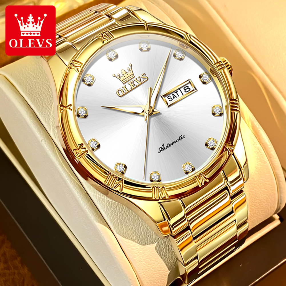 OLEVS Men's Watches Luxury Cas – обзор и цена Mens Mechanical Watch