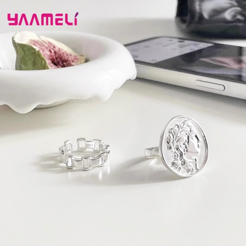 925 Silver  Watch Chain Rings  – обзор и цена Fine Jewelry Watches Women