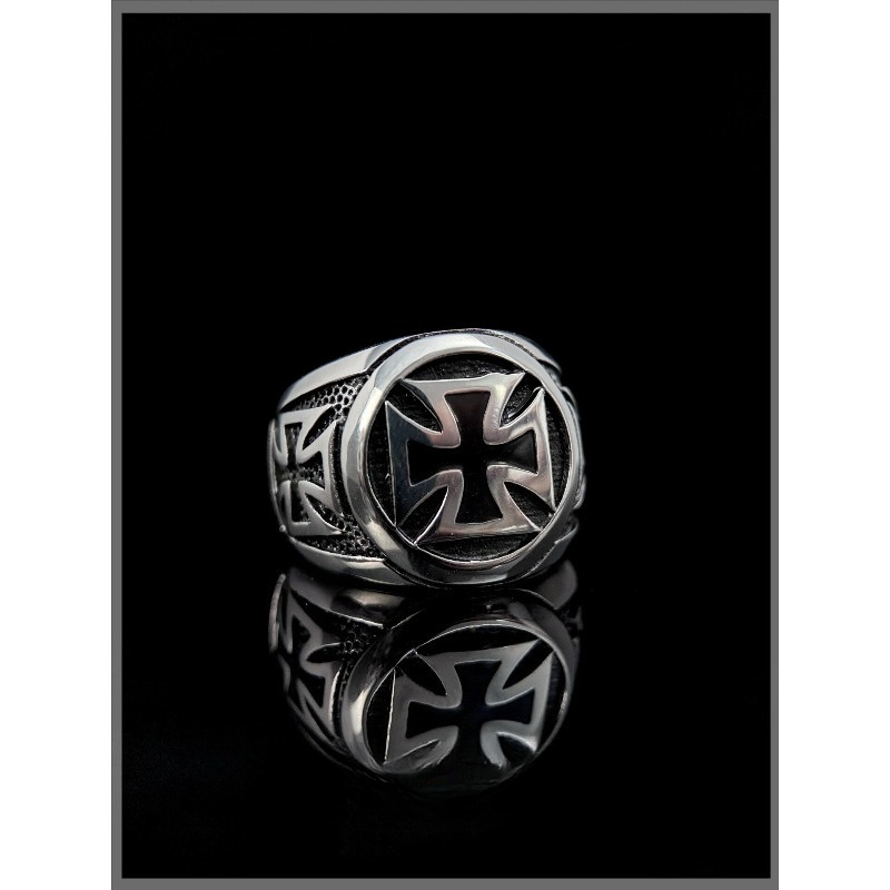 Punk Iron Cross Titanium Steel – обзор и цена Titanium Steel Ring