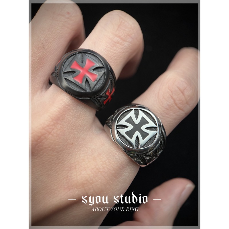 Punk Iron Cross Titanium Steel – обзор и цена Titanium Steel Ring