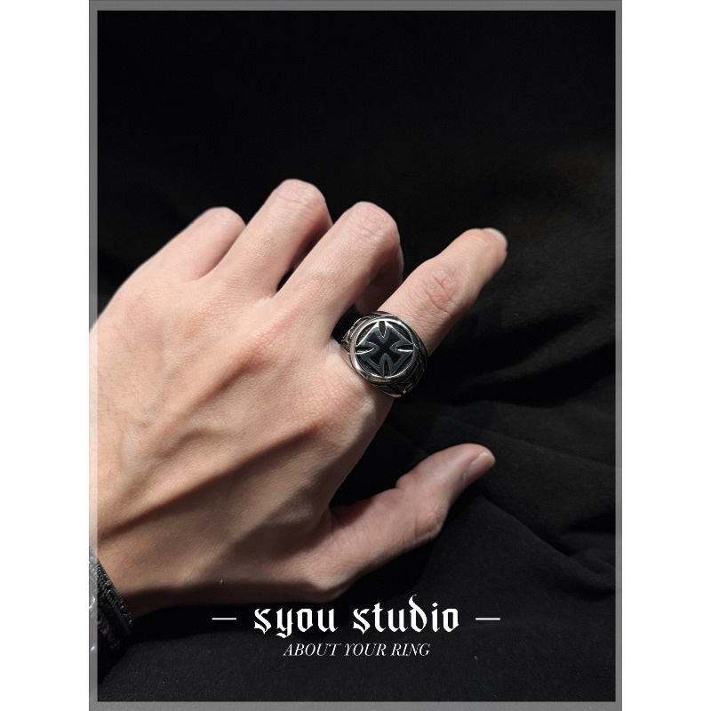 Punk Iron Cross Titanium Steel – обзор и цена Titanium Steel Ring