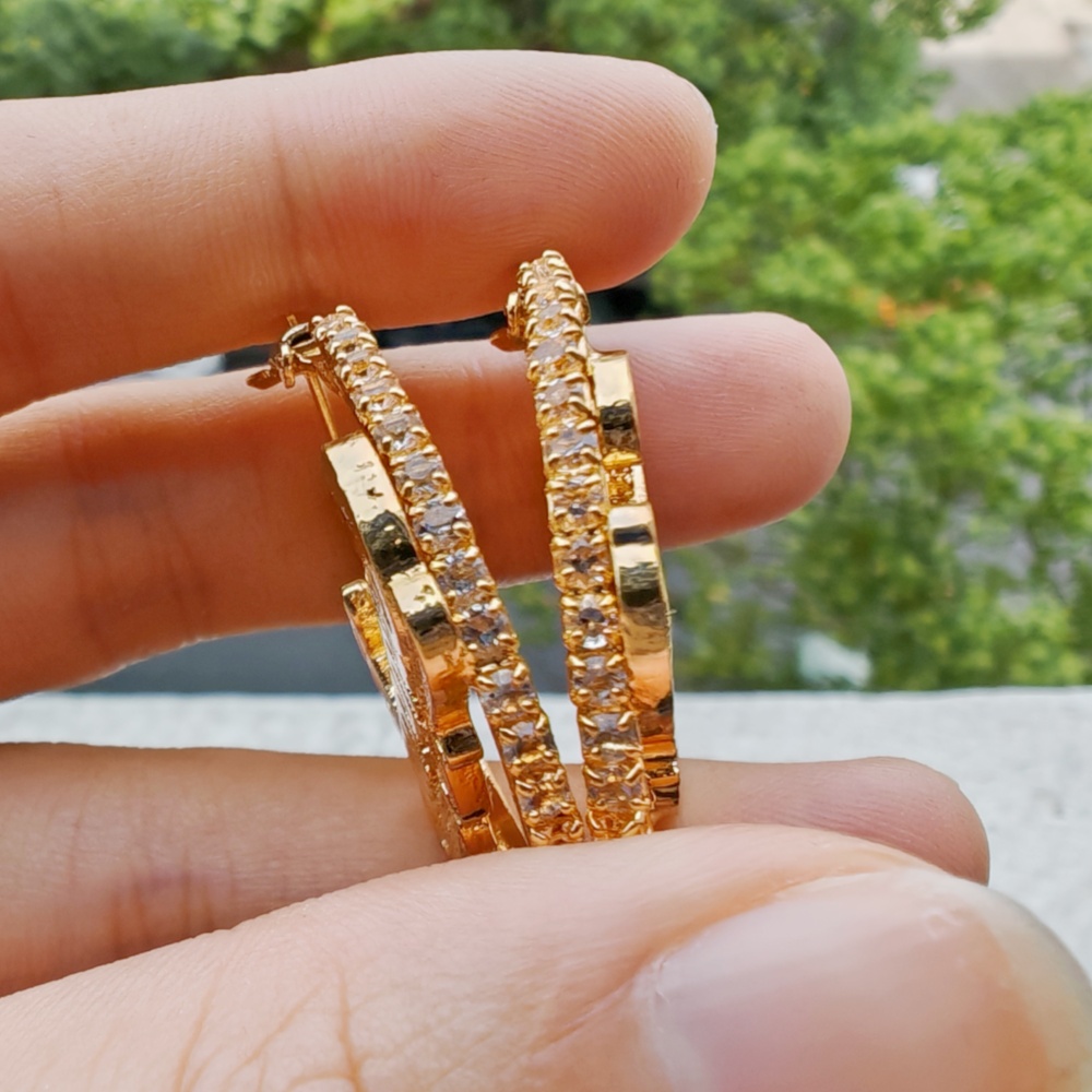 LeeChee Mini White Zircon Cust – обзор и цена Diamond Stud Earrings