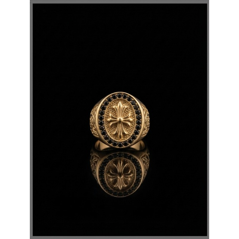 Full Diamond Cross Iris Titani – обзор и цена Titanium Steel Ring