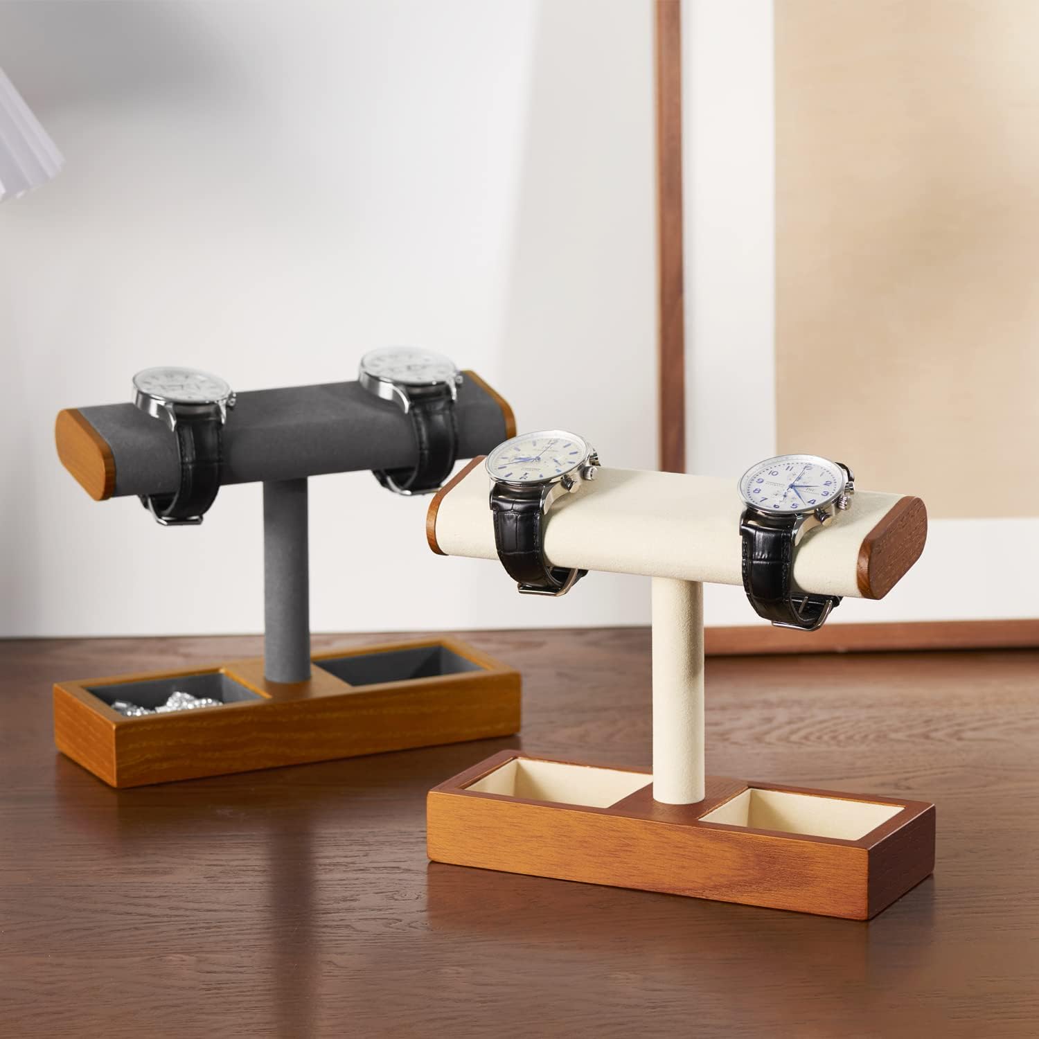 Solid Wood Watch Stand T-bar W – обзор и цена Jewelry Store Mens Watches