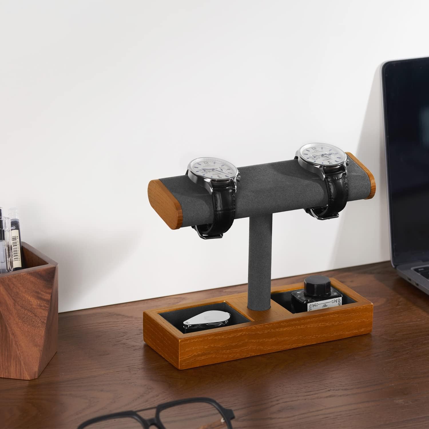 Solid Wood Watch Stand T-bar W – обзор и цена Jewelry Store Mens Watches