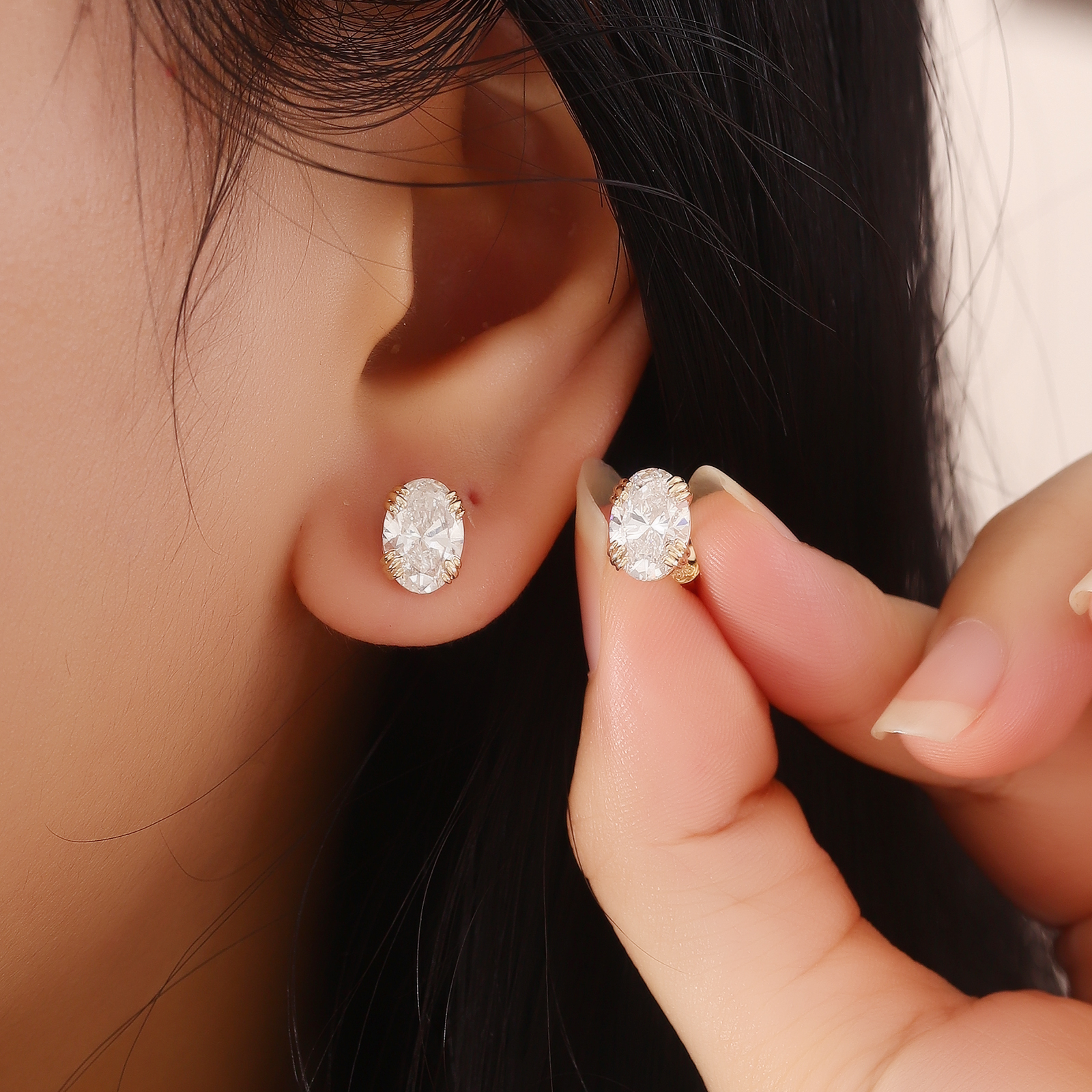 Provence Luxury Oval cut Earri – обзор и цена Diamond Stud Earrings