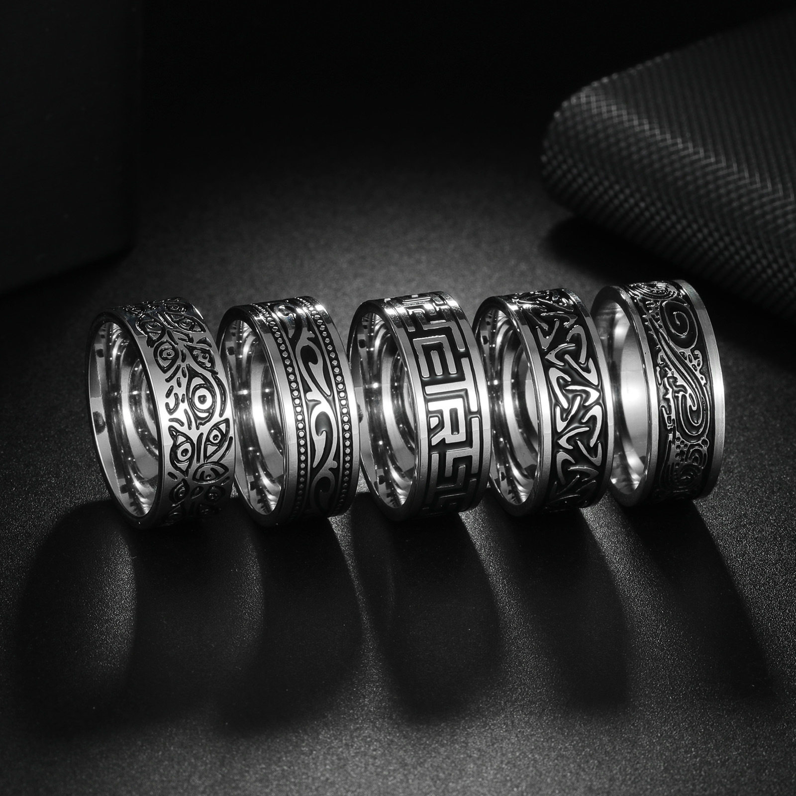 Retro Titanium Steel Ring With – обзор и цена Titanium Steel Ring