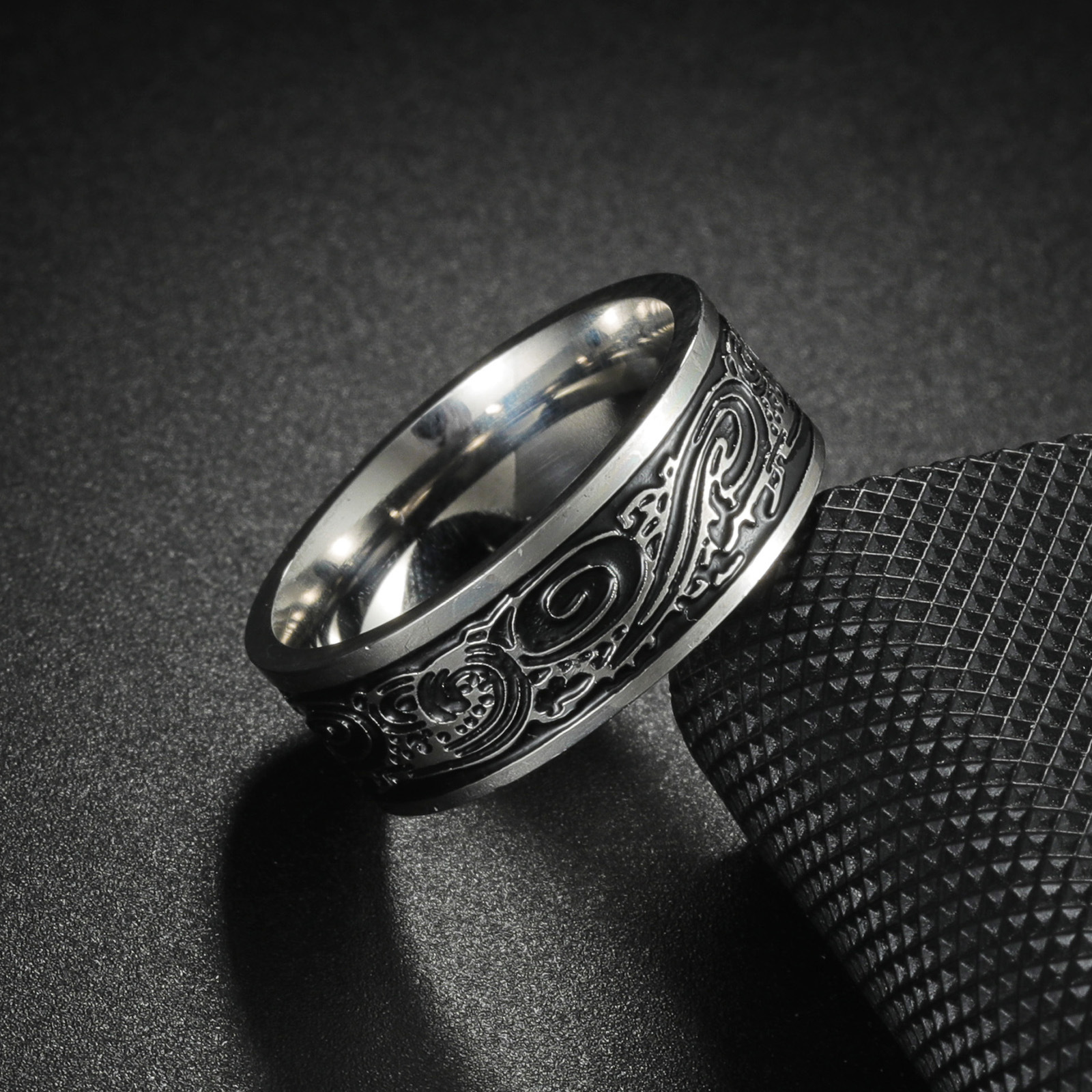 Retro Titanium Steel Ring With – обзор и цена Titanium Steel Ring