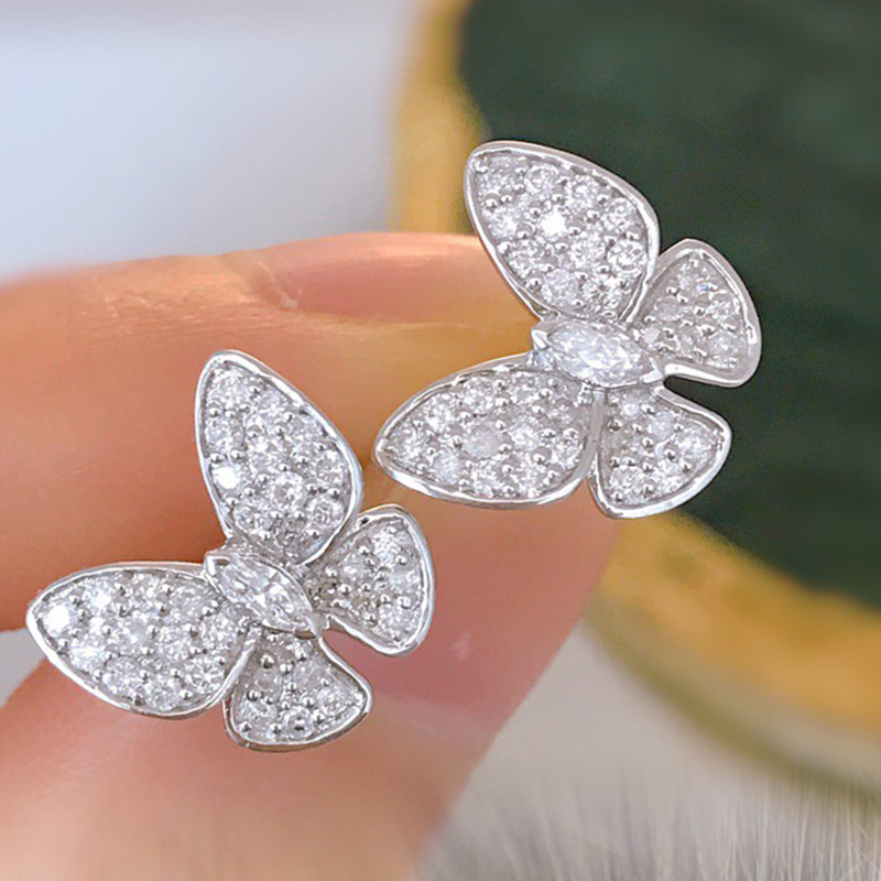Aazuo Fine Jewelry Natrual Dia – обзор и цена Diamond Stud Earrings