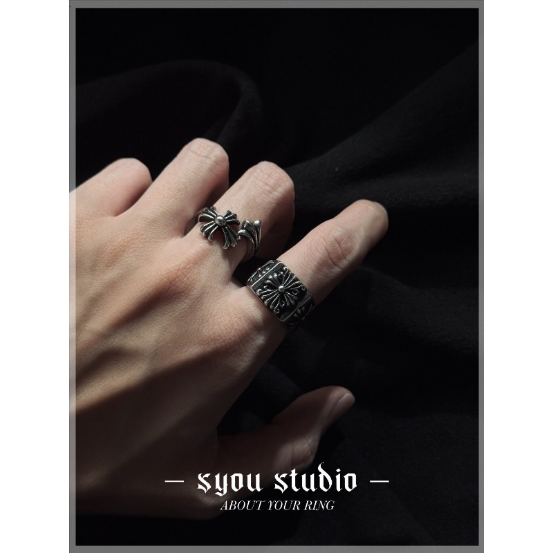 Retro Cross Iris CH Titanium S – обзор и цена Titanium Steel Ring
