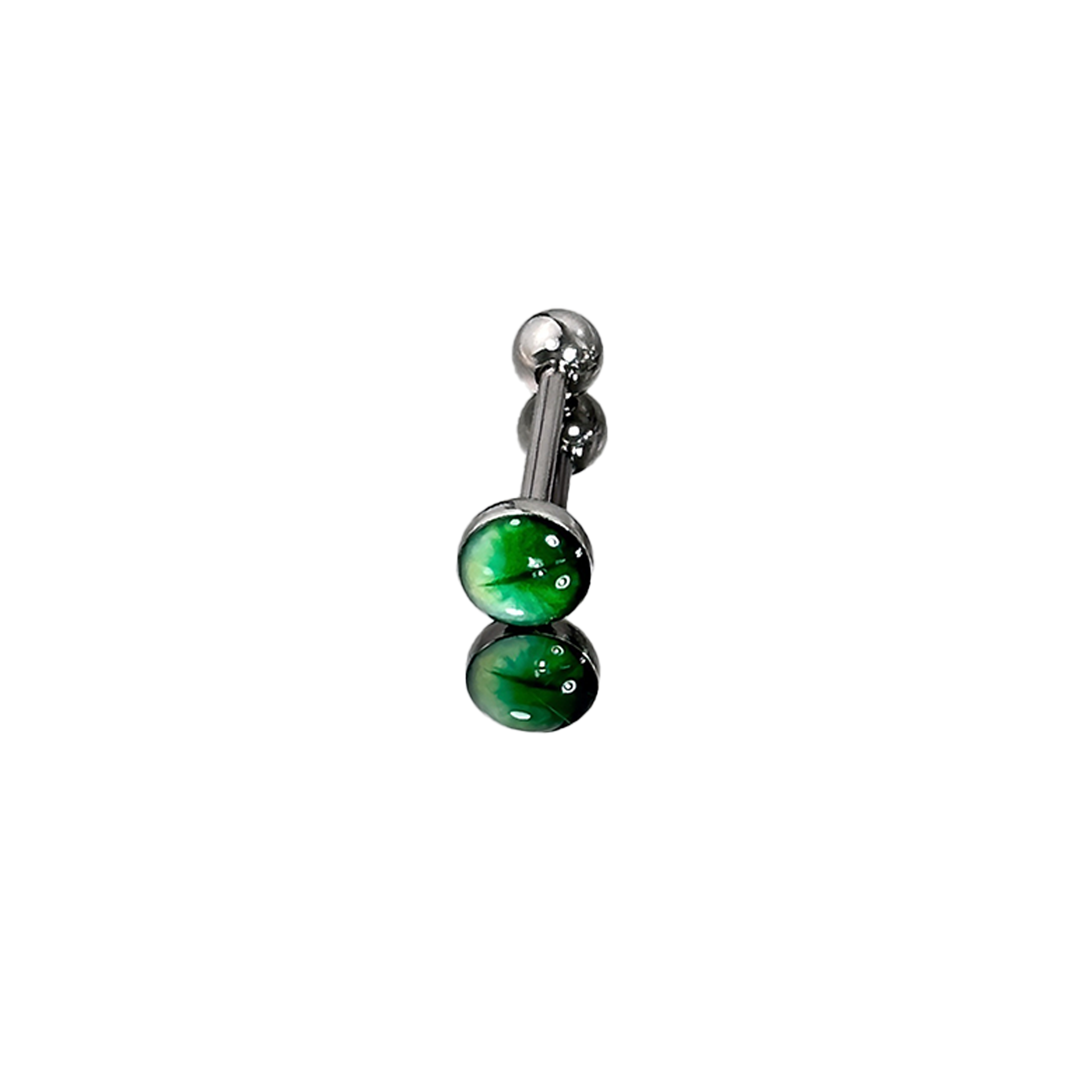 1Pc High-Quality Trendy Green  – обзор и цена Titanium Steel Ring