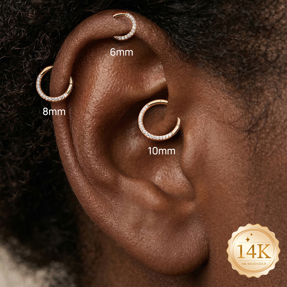 AIDE 14K Solid Gold Multi size – обзор и цена Diamond Stud Earrings