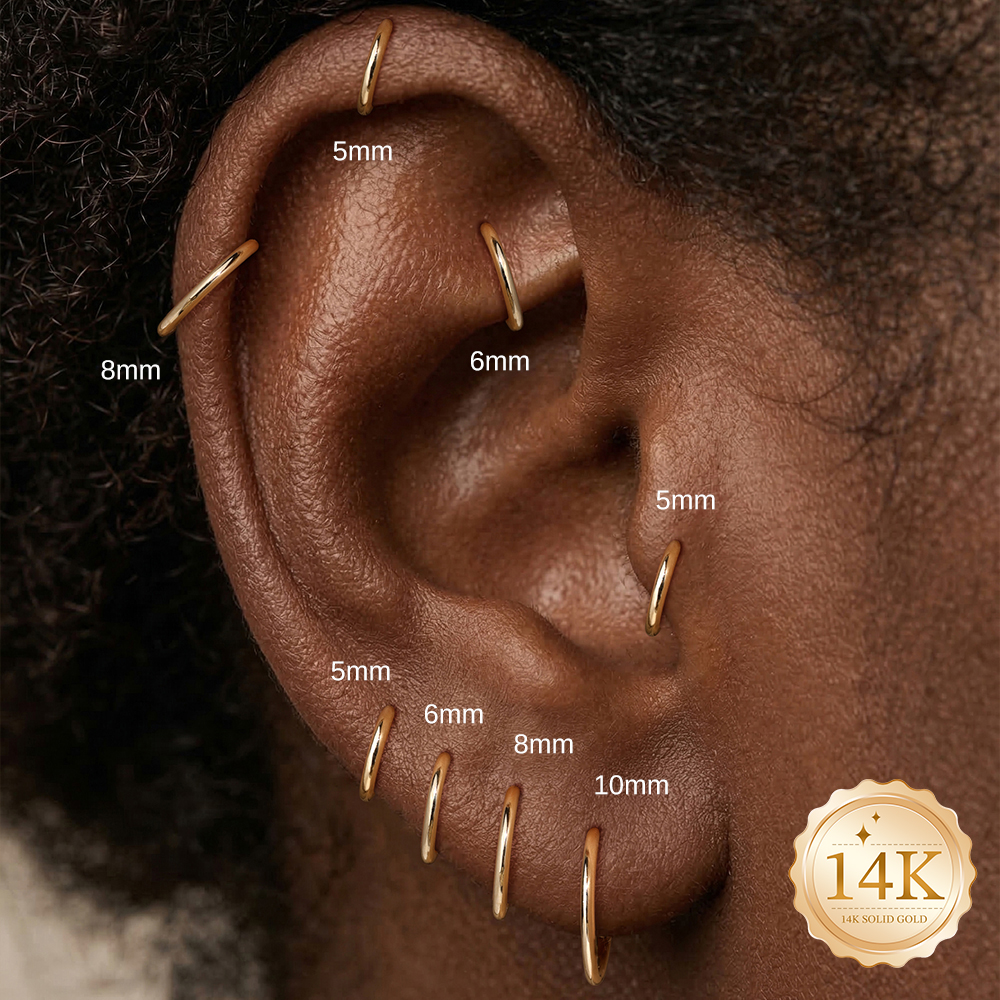 AIDE 14K Solid Gold Multi size – обзор и цена Diamond Stud Earrings