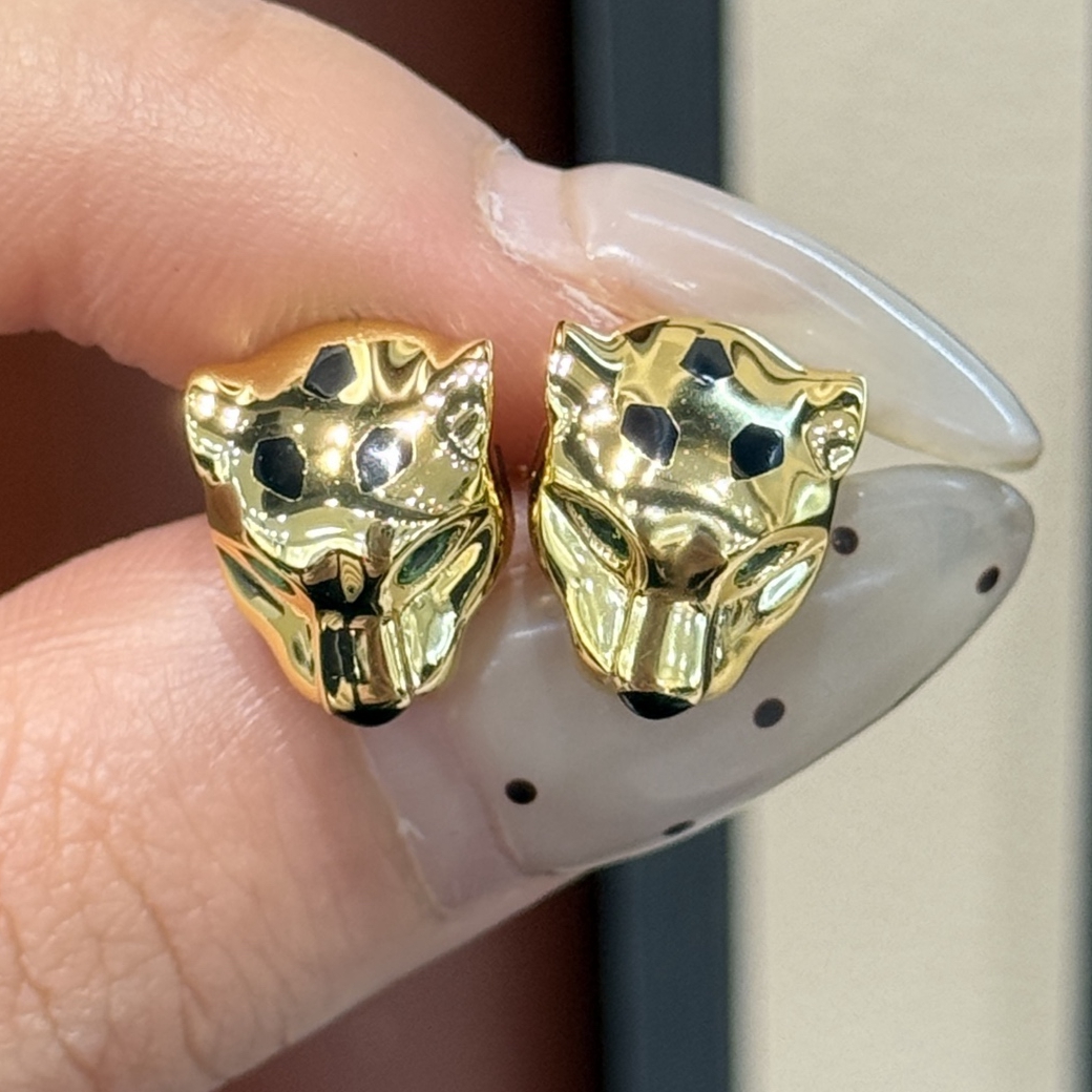 KQDANCE 925 Silver Black Ename – обзор и цена Diamond Stud Earrings