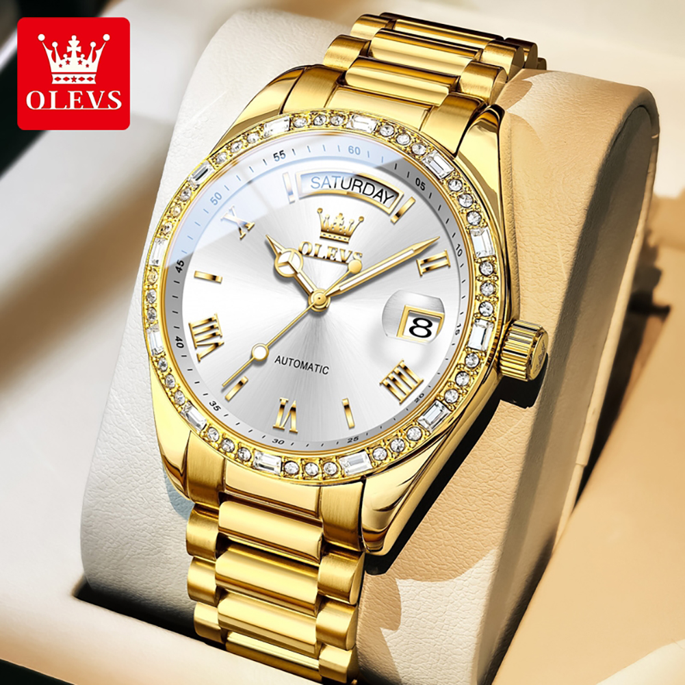 OLEVS 6747 luxury brand Men's  – обзор и цена Mens Mechanical Watch