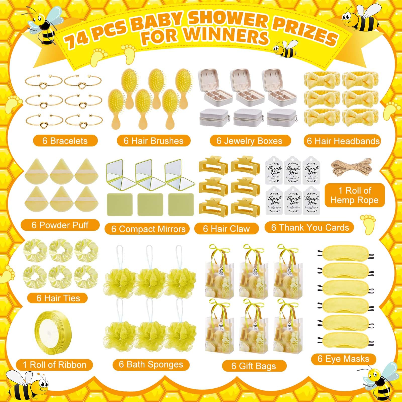 74Pcs Baby Shower Prizes for G – обзор и цена Jewelry & Watches Sp Z Oo Ul Frezerów 3