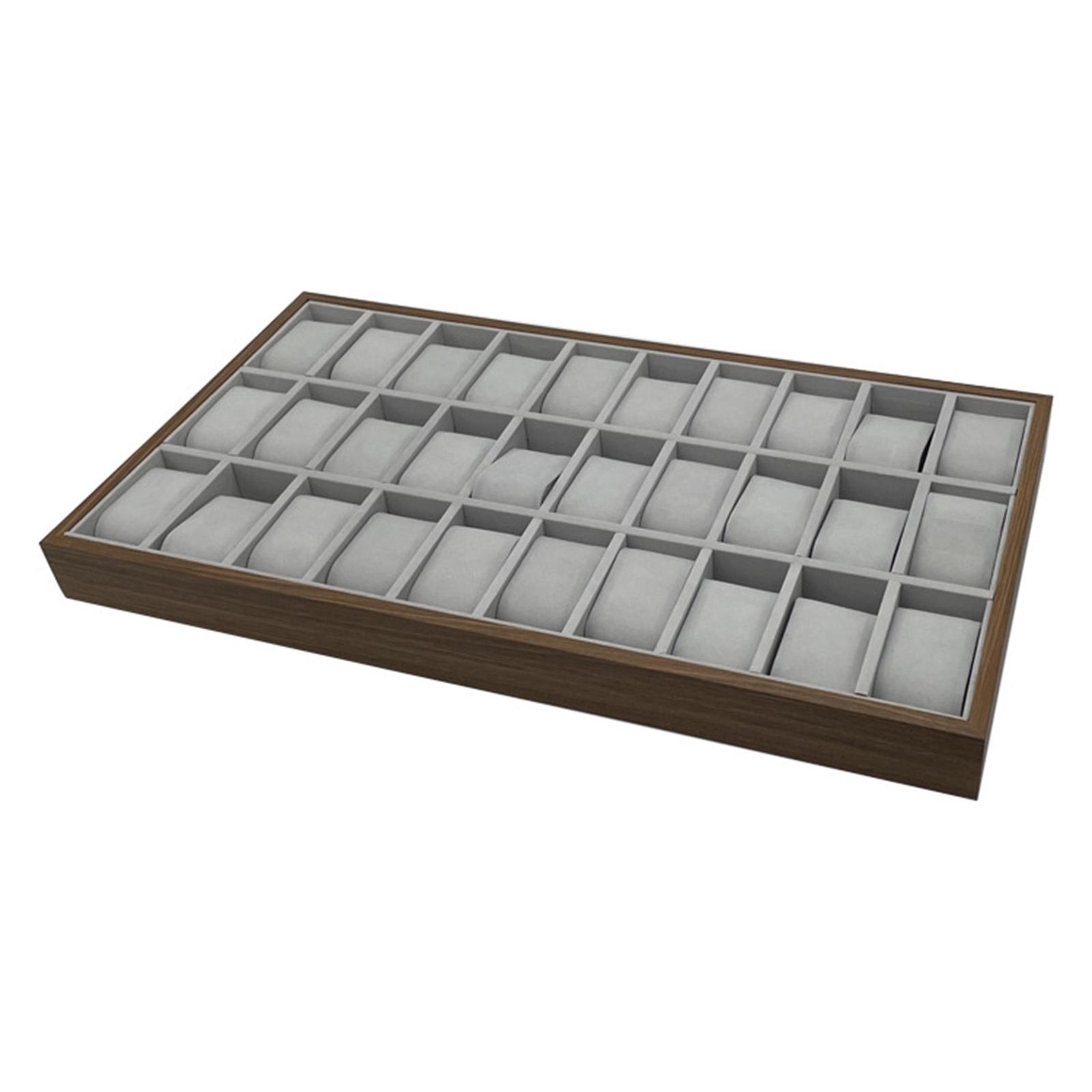 Jewelry Tray 30 Grid Wooden St – обзор и цена Jewelry Store Mens Watches